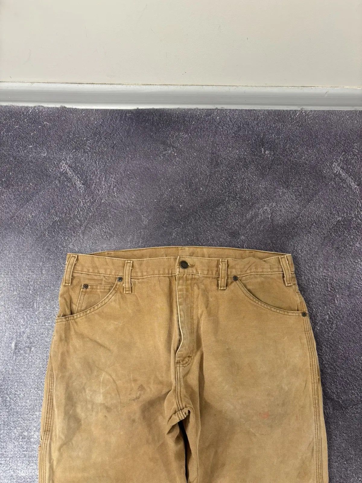 Dickies × Vintage Vintage Dickies USA Denim Orange Work Hype Pants Jeans Size US 36 / EU 52 - 8 Thumbnail