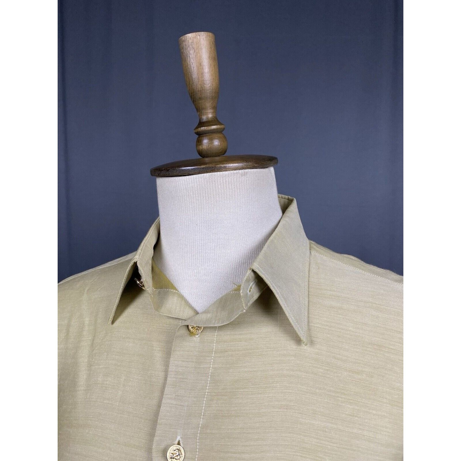 Versus Versace RARE! Versace Versus Golden Buttons VTG Men's Beige Longslee Size US L / EU 52-54 / 3 - 4 Thumbnail