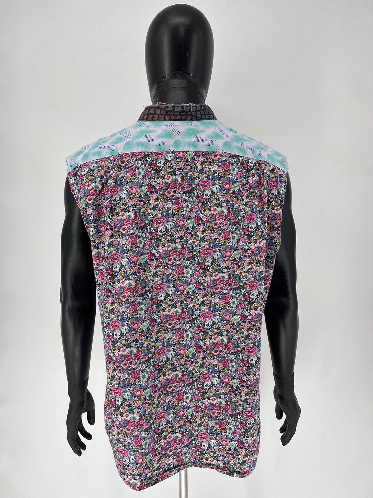 Japanese Brand Vintage Y2K Japanese Brand Foul Fashion Patchwork Shirt Size US XXL / EU 58 / 5 - 8 Thumbnail