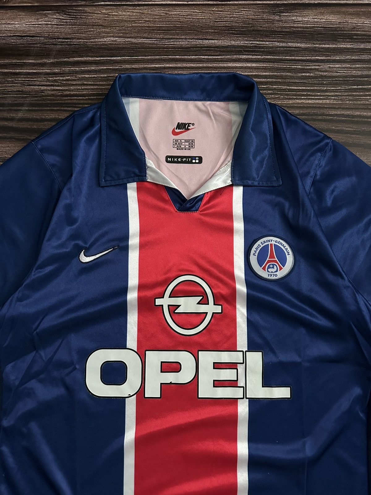 Nike × Vintage Vintage Nike PSG Jersey Opel Okocha Paris