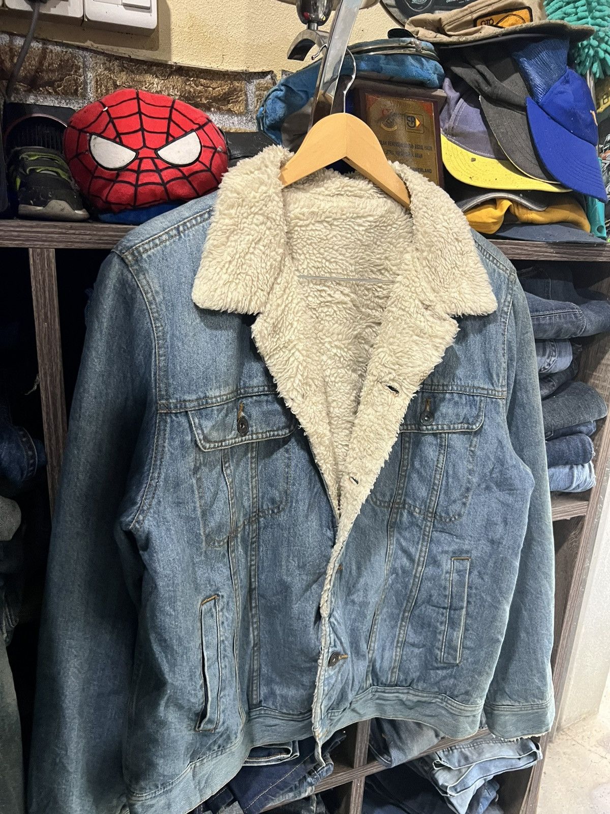GU 🔥Gu Sherpa Denim Jacket Size US L / EU 52-54 / 3 - 9 Thumbnail
