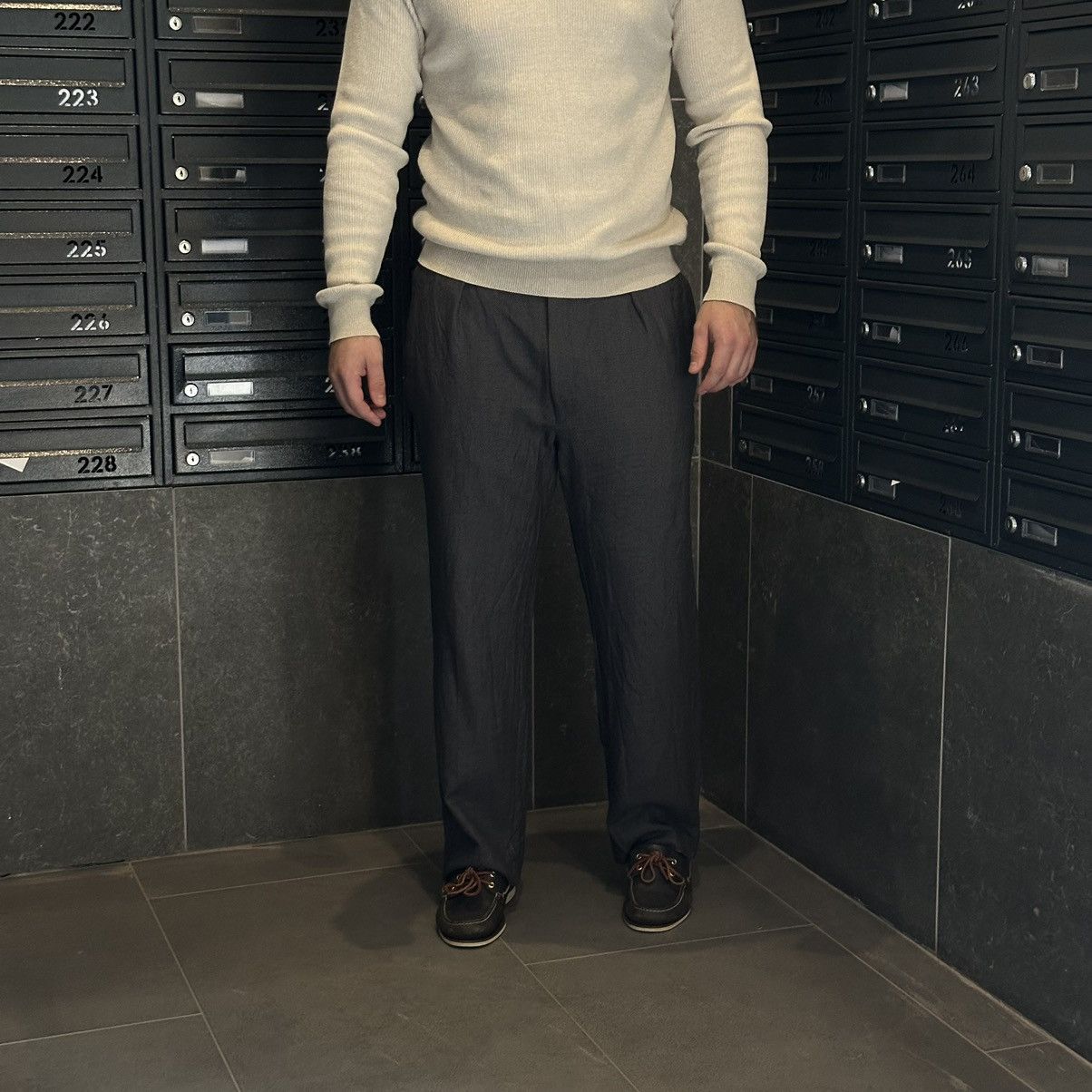 Aquascutum × Y/Project Luxury Aquascutum Trousers Pant Old Money 00s Y2K Size US 34 / EU 50 - 4 Thumbnail