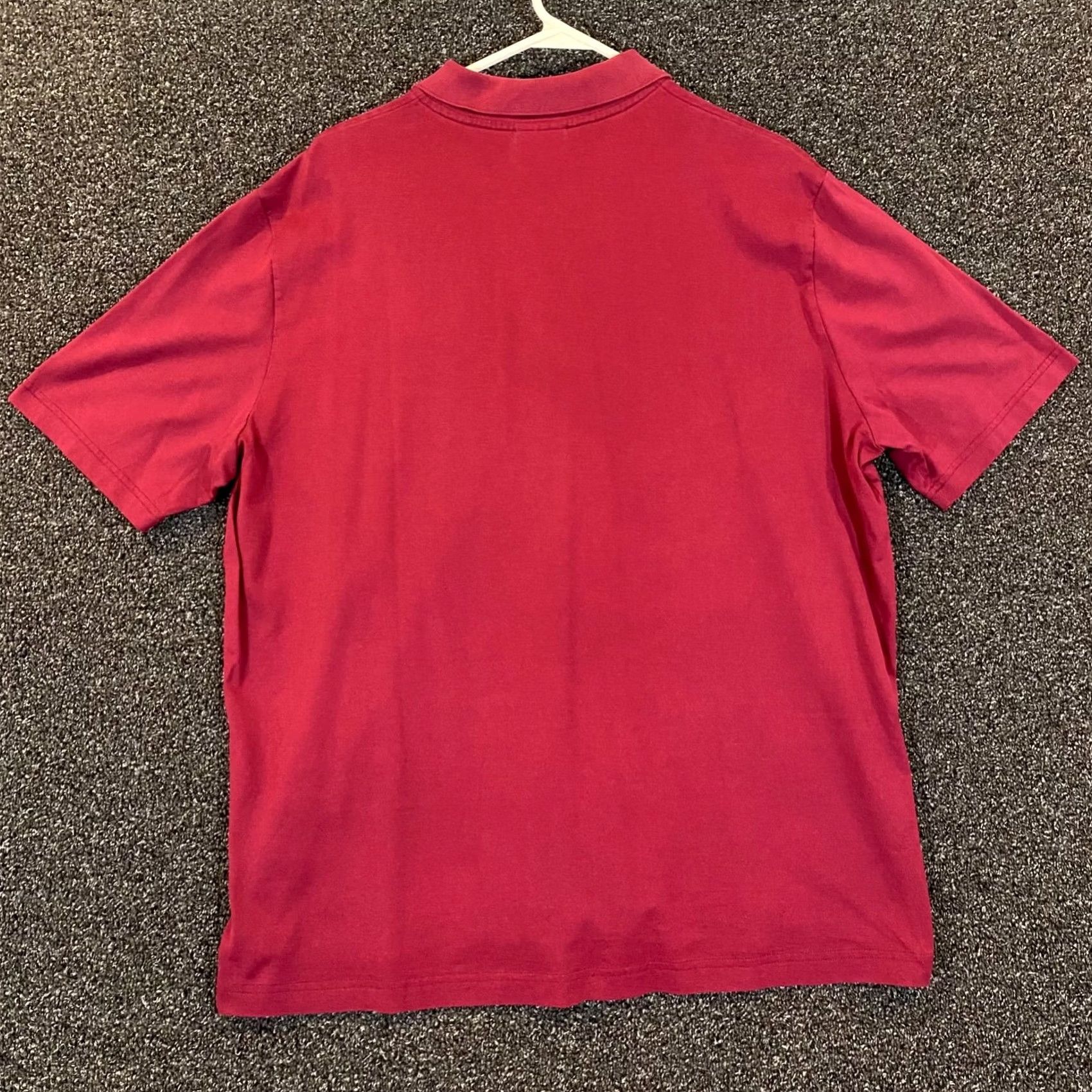 Lacoste VINTAGE Lacoste Polo Mens 7 Deep Red Golf Shirt S/S France Logo Casual Shirt Mens Slim fit? Size US M / EU 48-50 / 2 - 7 Thumbnail
