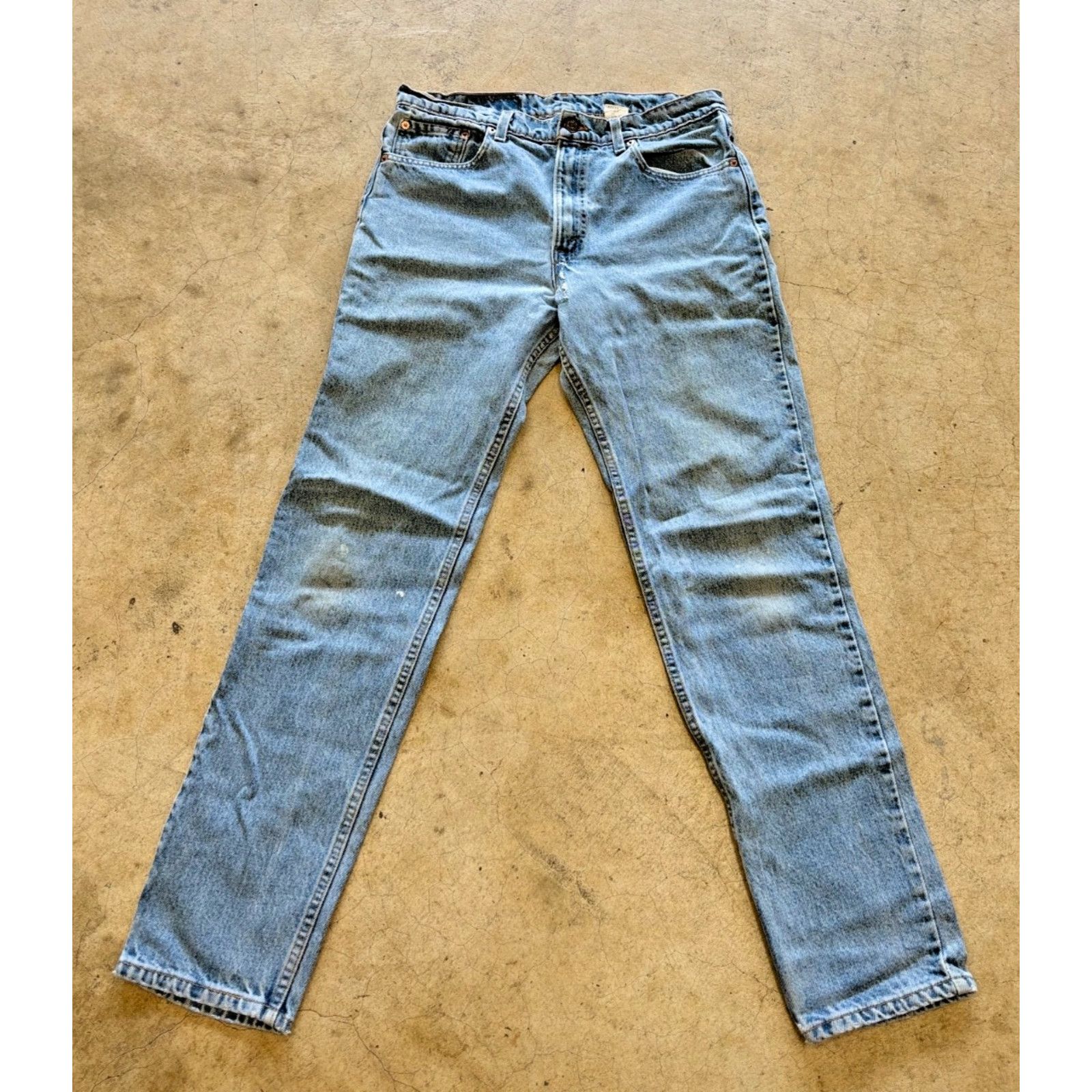 Levi's Vintage Levi’s 512 Slim Taper Jeans 34 Made in USA Mid Rise Size US 34 / EU 50 - 1 Thumbnail