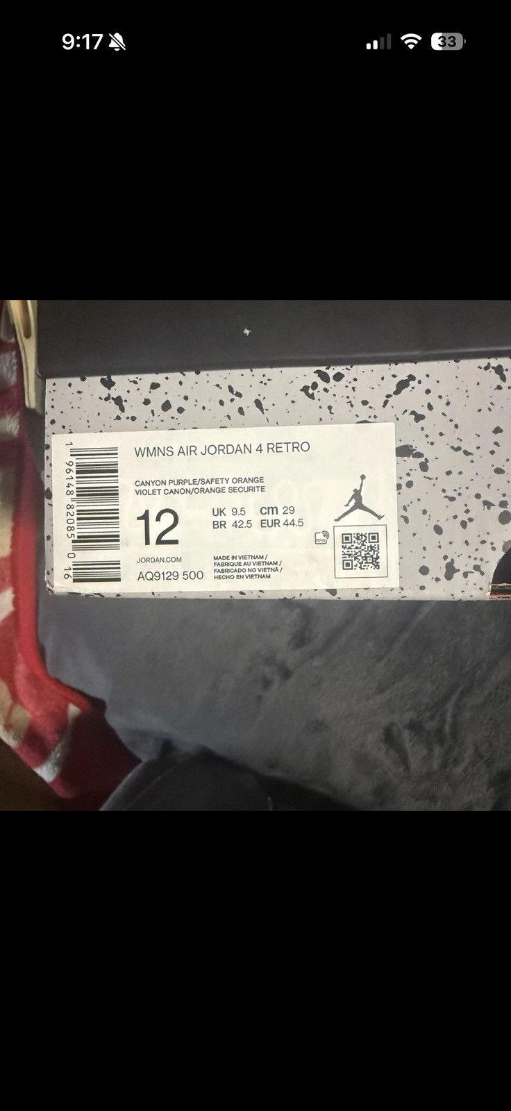 Other Air Jordan 4 Retro Brain Juice x Edmond looi Size US 10.5 / EU 43-44 - 8 Thumbnail