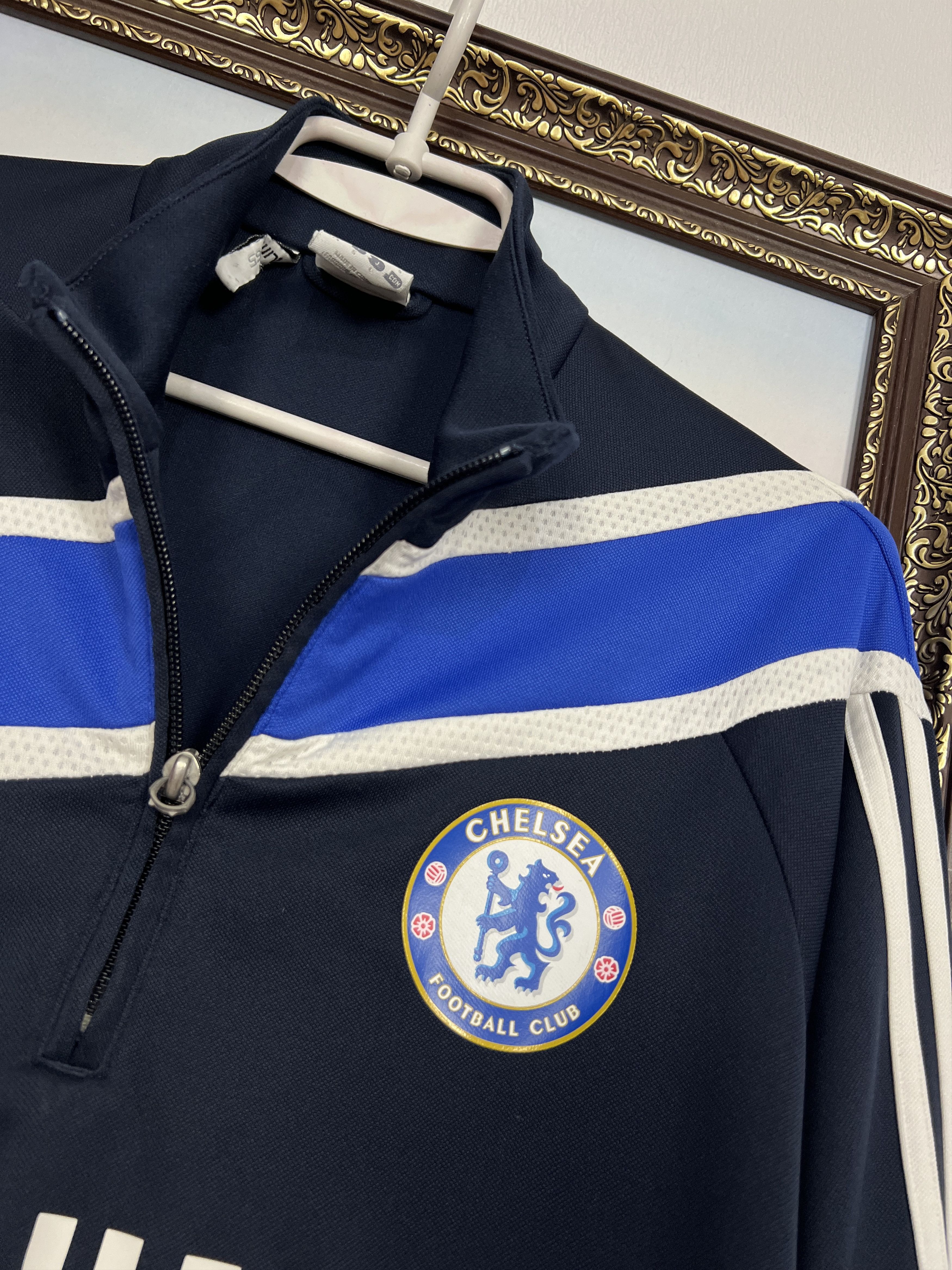 Adidas Vintage Chelsea Football Jacket Soccer Sweatshirt Track Top Size US M / EU 48-50 / 2 - 4 Thumbnail