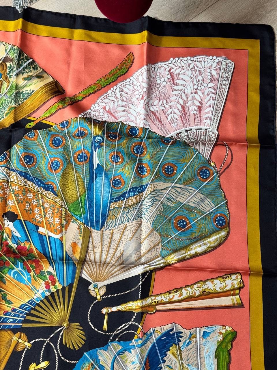 Hermes Hermes silk scarf Brise de Charme 90x90 Size ONE SIZE - 9 Thumbnail