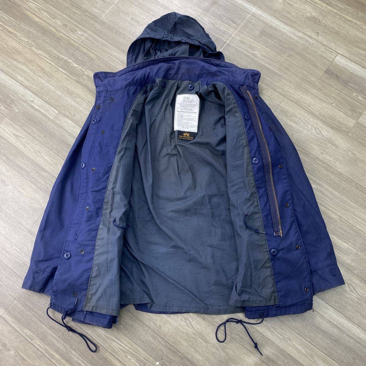 Alpha Industries Vintage Alpha Industries M65 Military Field Jacket Navy Size US M / EU 48-50 / 2 - 11 Thumbnail