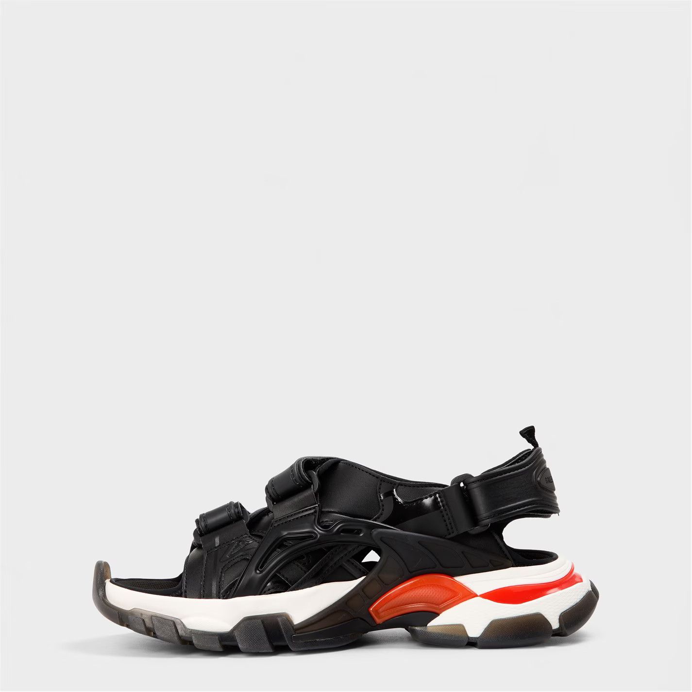Balenciaga o1g2r1mq0226 Track Sandals In Black Size US 7.5 / EU 40-41 - 2 Thumbnail