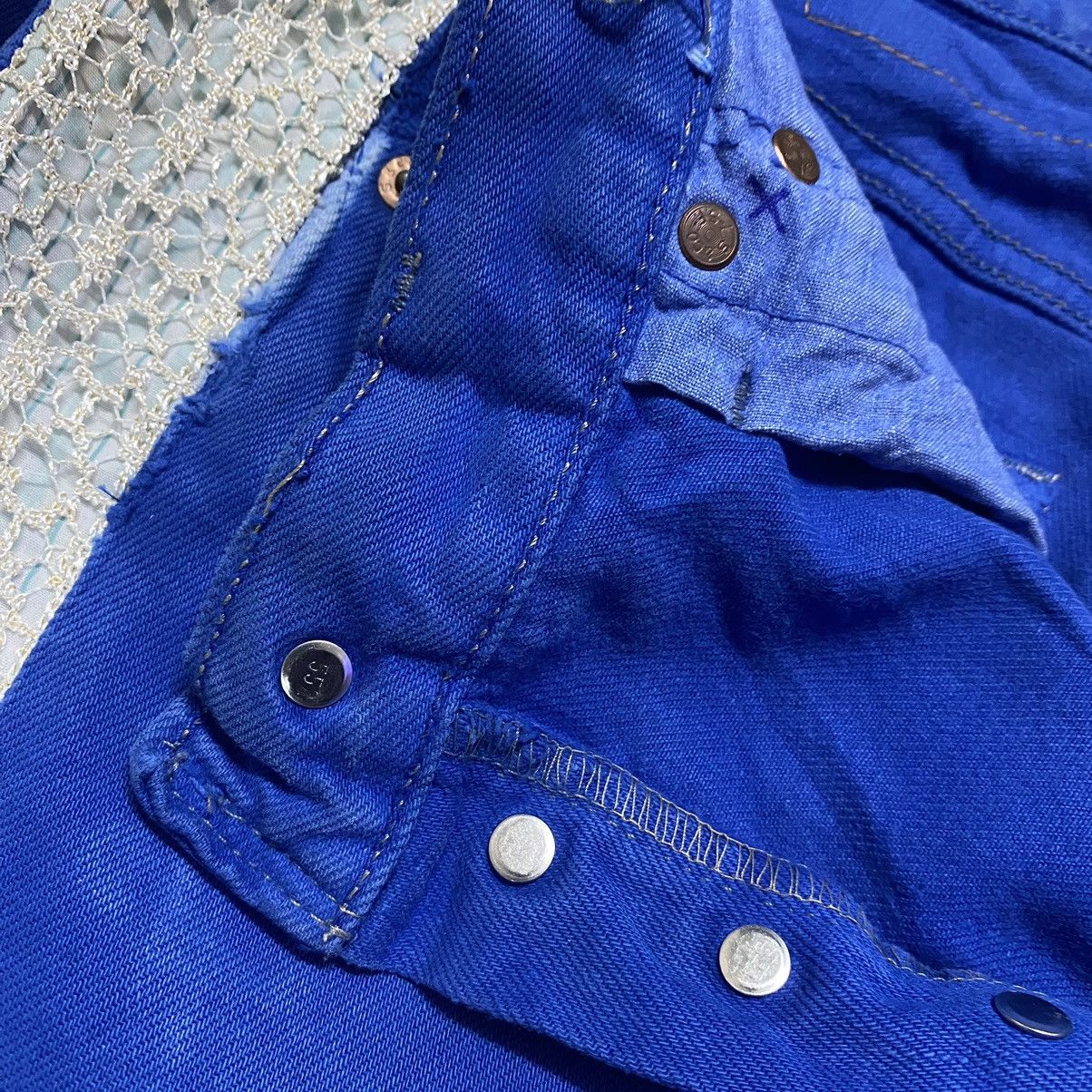 Needles Levis Sample Rebuild Lace Sidetape Jeans Royal Blue Size US 32 / EU 48 - 24 Thumbnail