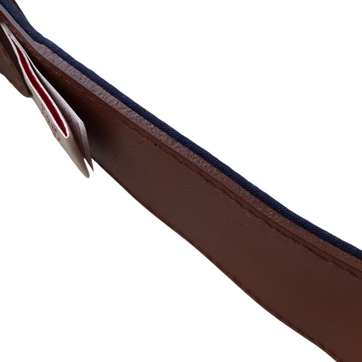 Brooks Brothers Brooks Brothers BNWT American Ivy Casual Cotton Leather Belt Size 32 - 8 Thumbnail