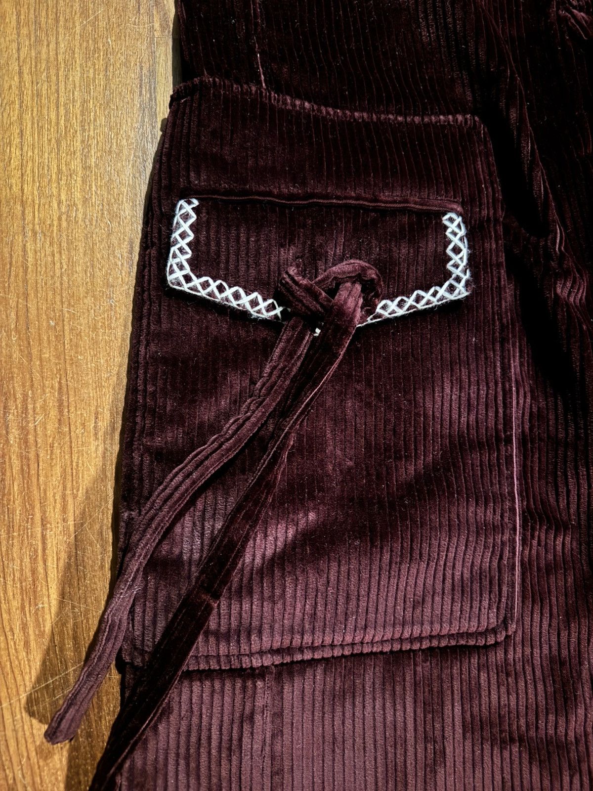 S.S.Daley S.S. Daley Maroon Corduroy Trousers Size US 30 / EU 46 - 5 Thumbnail