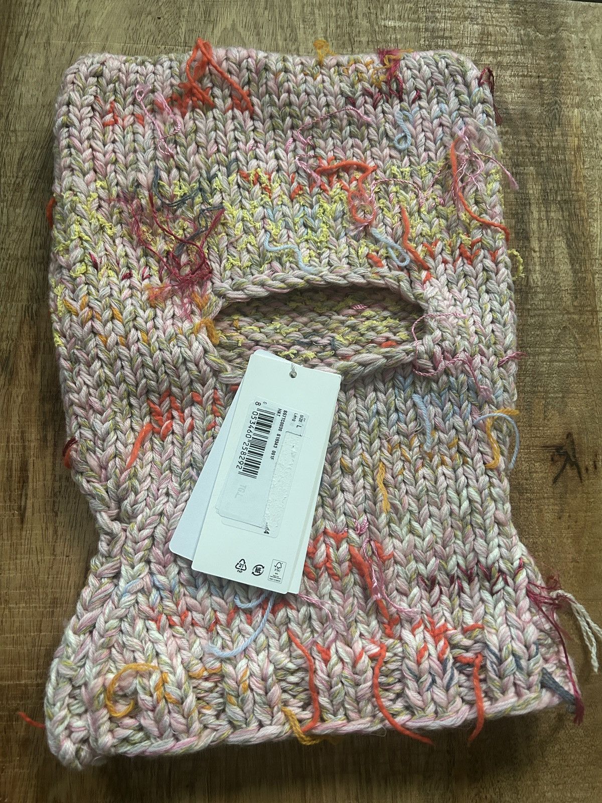 Maison Margiela Maison margiela balaclava pink knitted hat accessory mask Size ONE SIZE - 1 Thumbnail