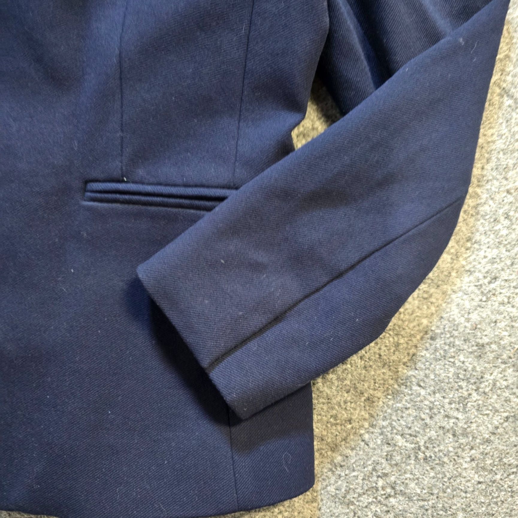 J.Crew J.CREW Blazer Womens Size 8 Blue Open Front Stretch Capsule Minimalist Career Shirt Size M / US 6-8 / IT 42-44 - 3 Thumbnail