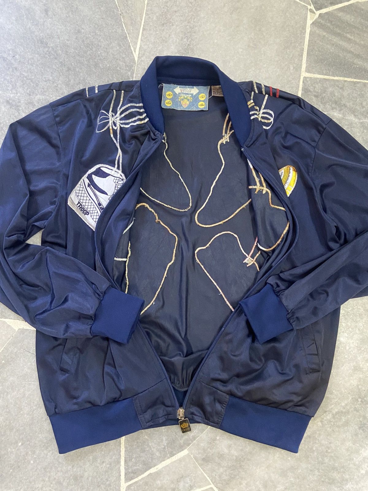 Troop Vintage 80s TROOP Jacket Track Top Jacket Hip Hop Zip Up Size US M / EU 48-50 / 2 - 5 Thumbnail