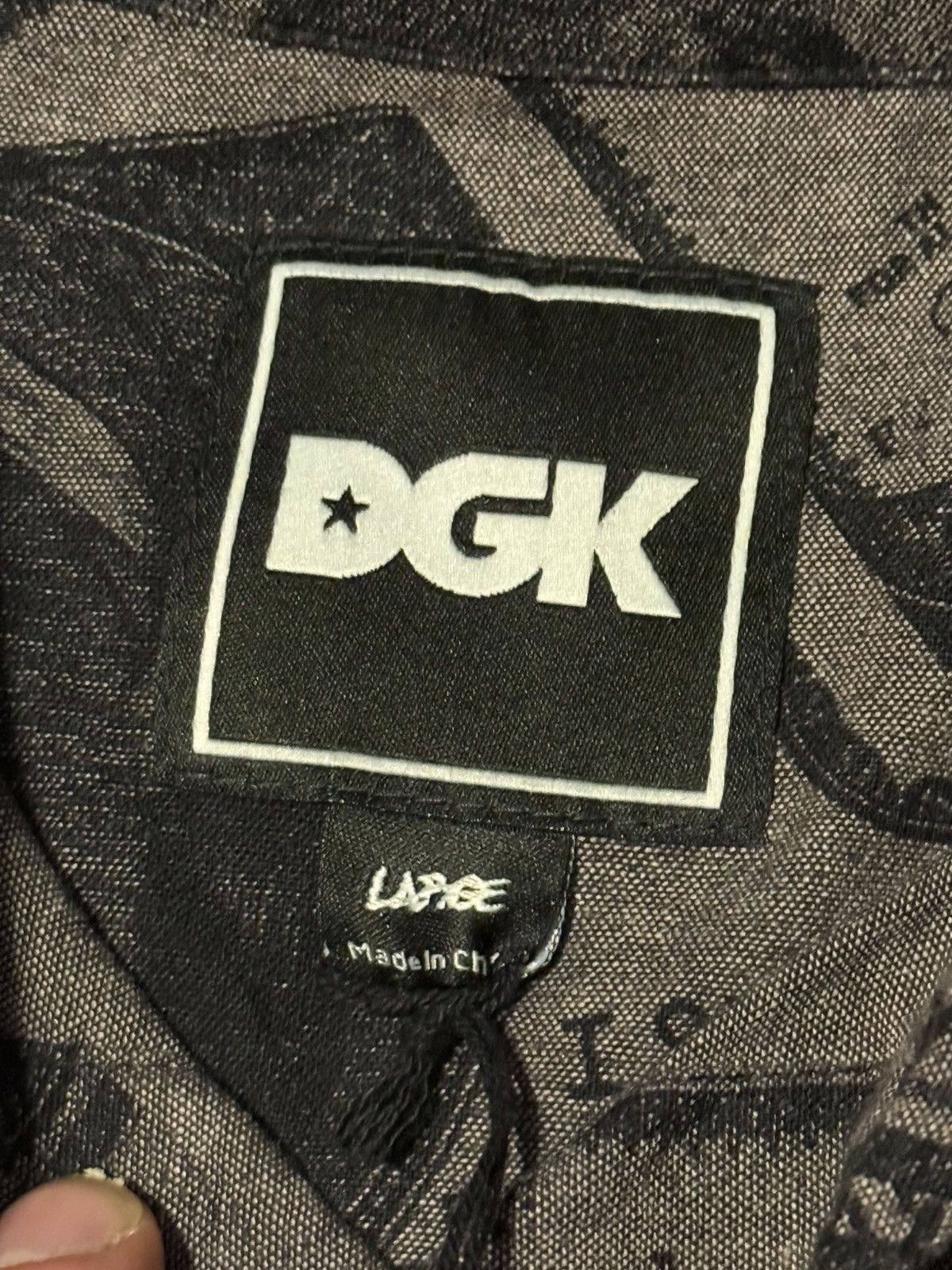 DGK DGK Hundred Dollar Bill Button Up Shirt Black Large Size US L / EU 52-54 / 3 - 6 Thumbnail