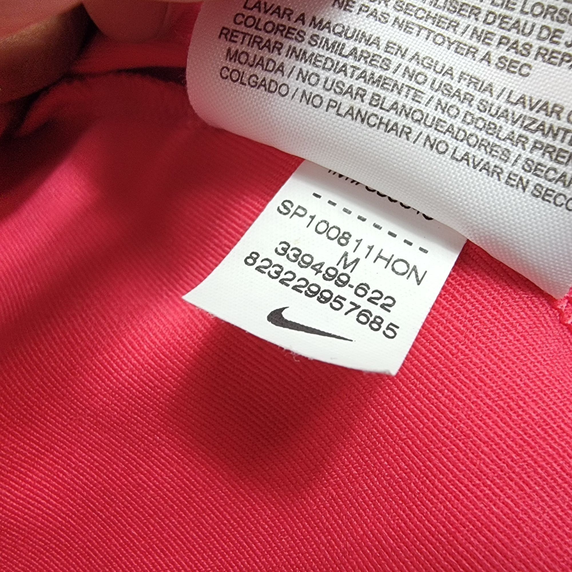 Nike Nike Womens Medium Pink Jacket Full Zip Athletic Outdoors Li Size M / US 6-8 / IT 42-44 - 6 Thumbnail