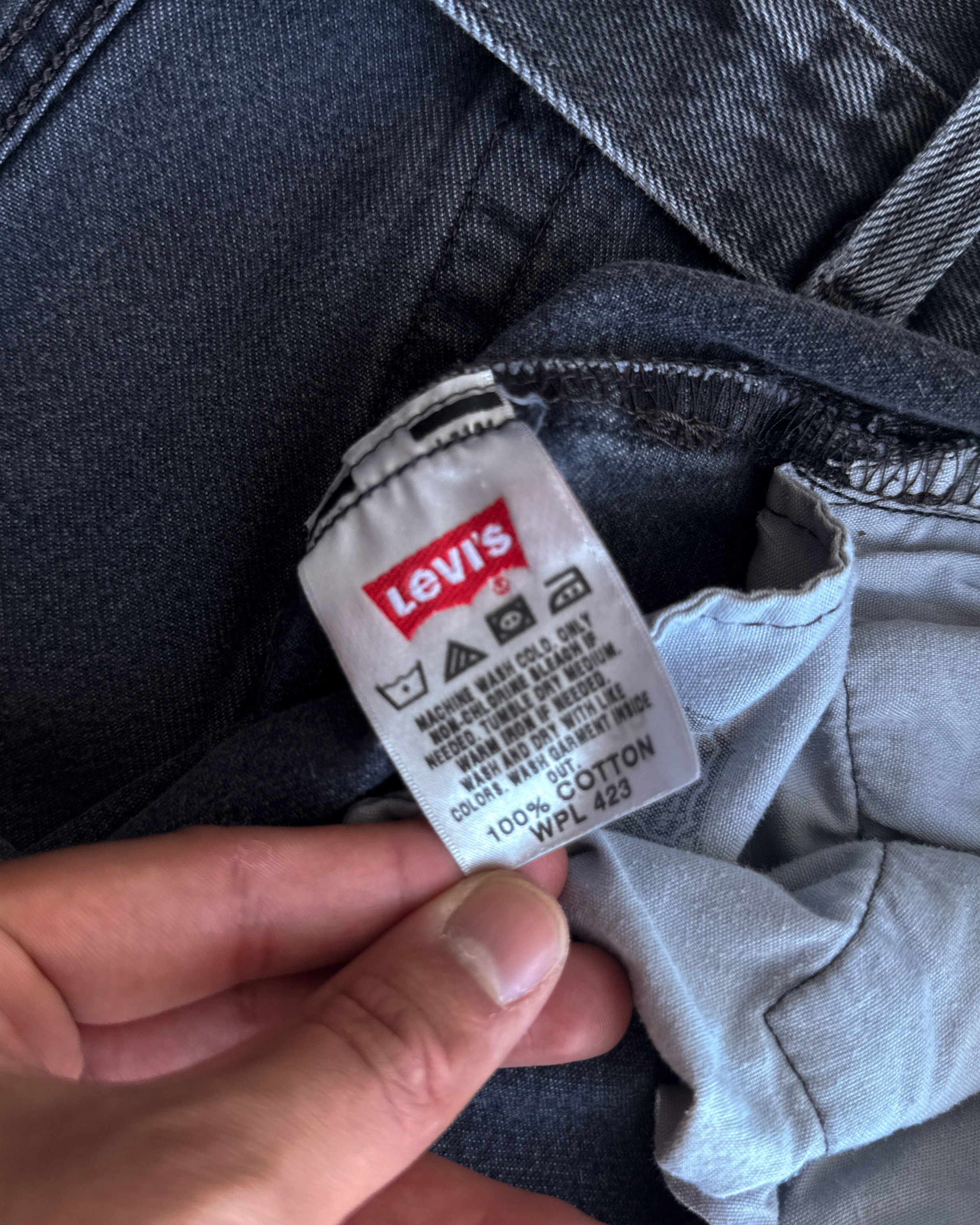 Levi's Vintage Levi's 501 Jeans Faded Black Men's 36 Released Hem Size US 36 / EU 52 - 4 Thumbnail