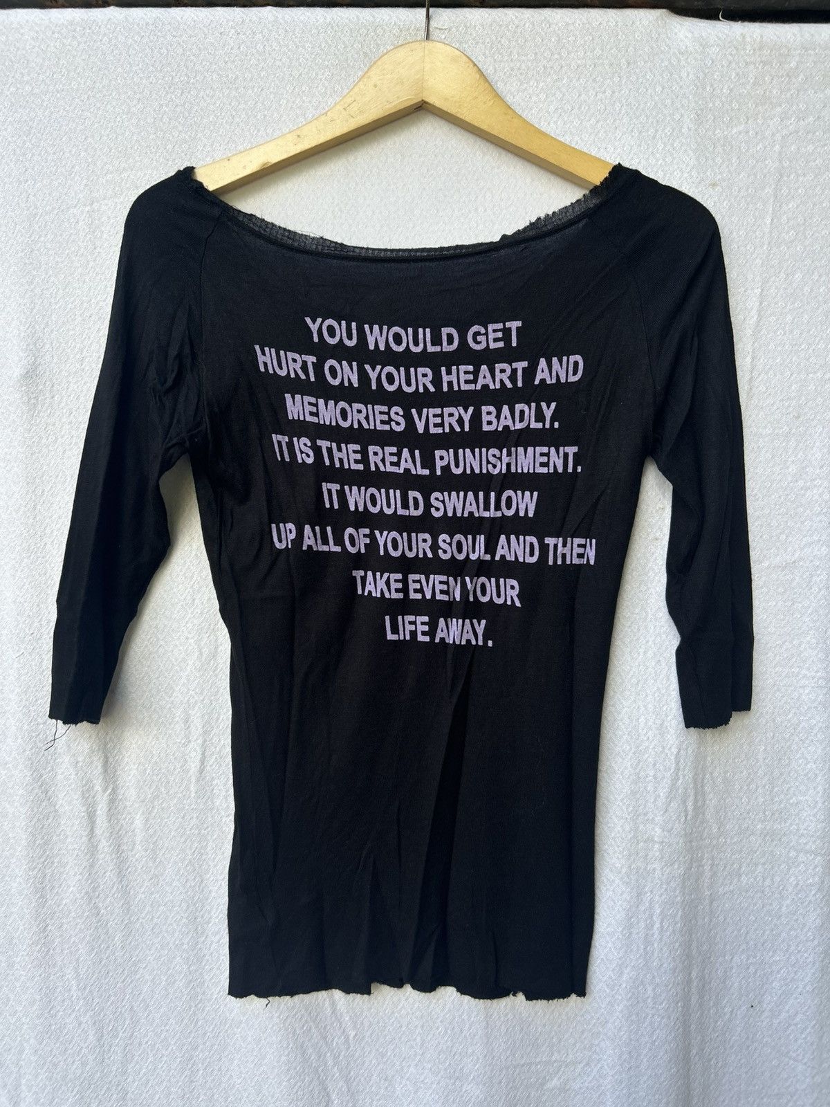 If Six Was Nine × Japanese Brand × Le Grande Bleu (L.G.B.) Megalomania from moussy crosses poem shirt Size US XS / EU 42 / 0 - 2 Thumbnail