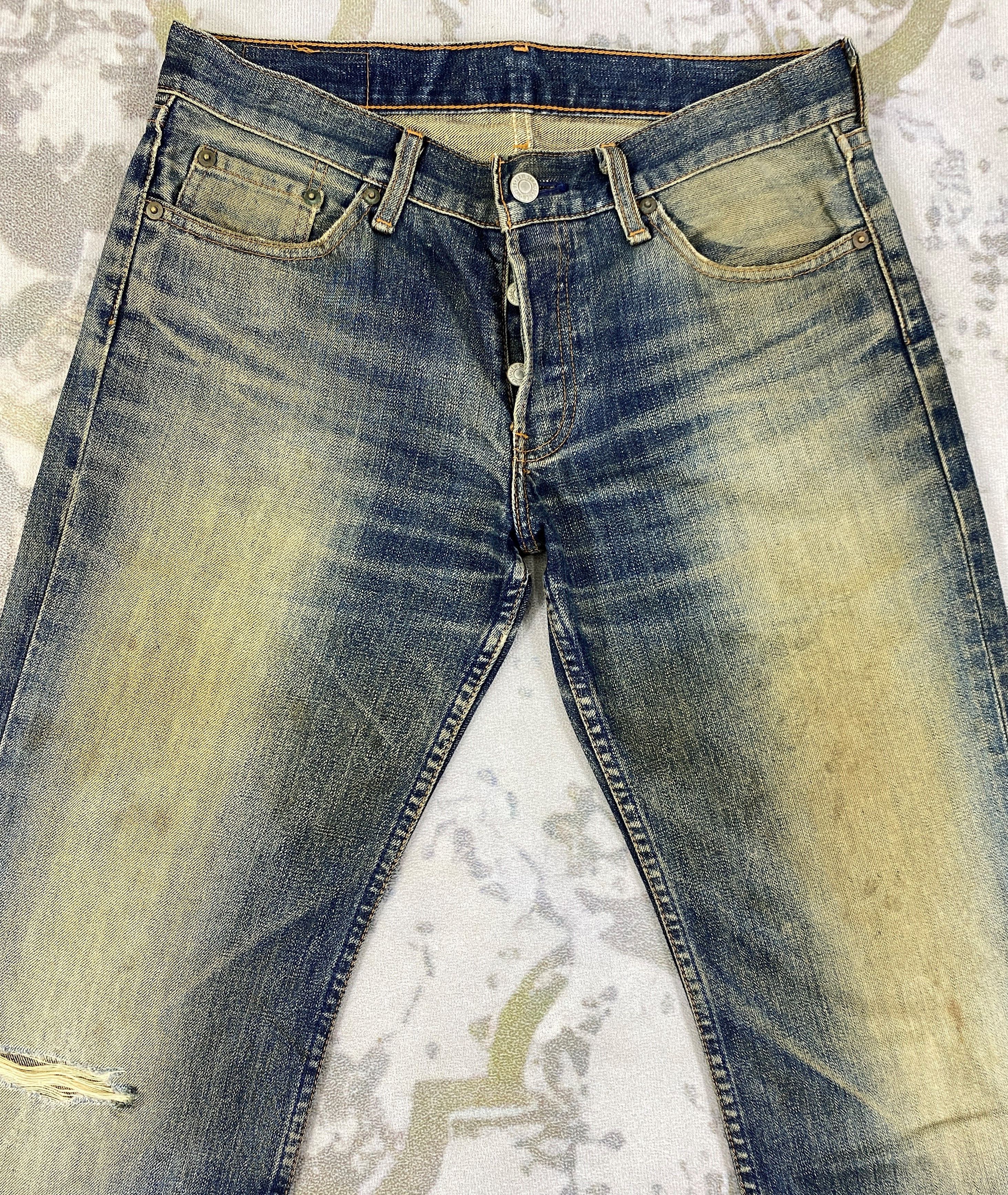 Levi's Earth Tone Vintage Levi's 522 Jeans 32x35.5 Denim -JN2036 Size US 32 / EU 48 - 3 Thumbnail