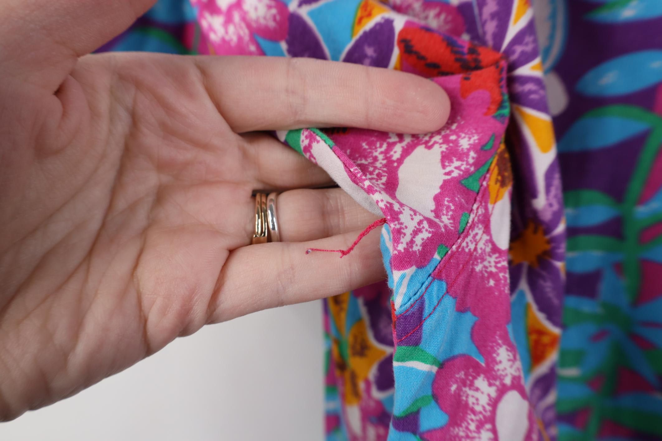 Vintage Vintage 90s Streetwear Flower Camp Collar Button Shirt Size XXL / US 16-18 / IT 52-54 - 6 Thumbnail