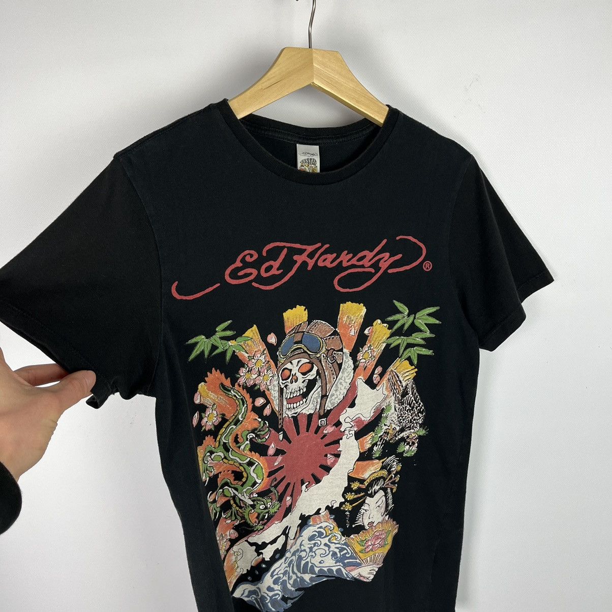Ed Hardy Vintage Ed Hardy by Christian Audigier tattoo y2k tee 90’s Size M / US 6-8 / IT 42-44 - 6 Thumbnail