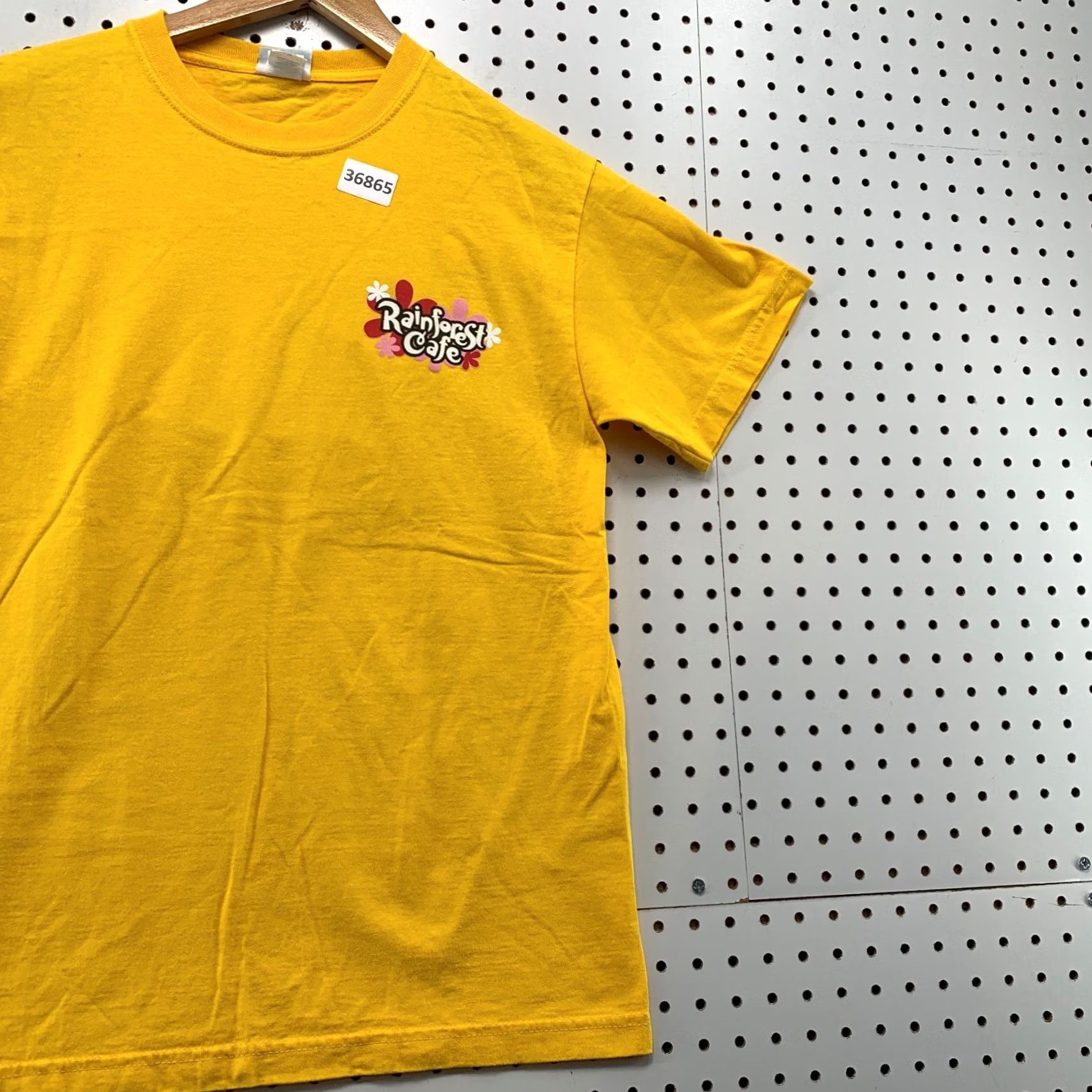 Vintage VINTAGE Rainforest Cafe Shirt Mens M Yellow Gecko Frog Floral 90s Graphic Size US M / EU 48-50 / 2 - 5 Thumbnail