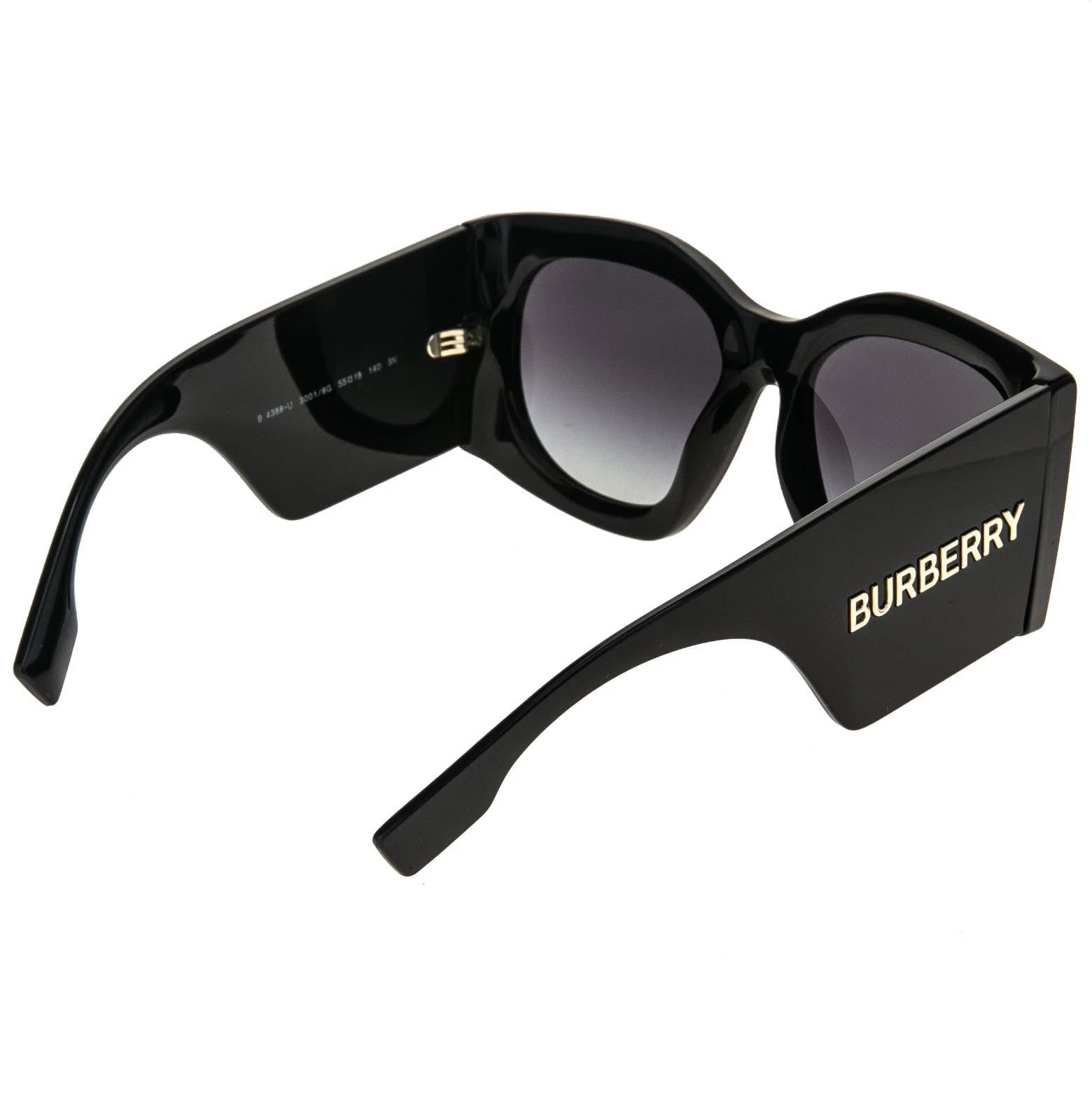 Burberry BURBERRY 4388 MADELINE BE4388U Black Bold Fashion Sunglasses Size ONE SIZE - 6 Thumbnail