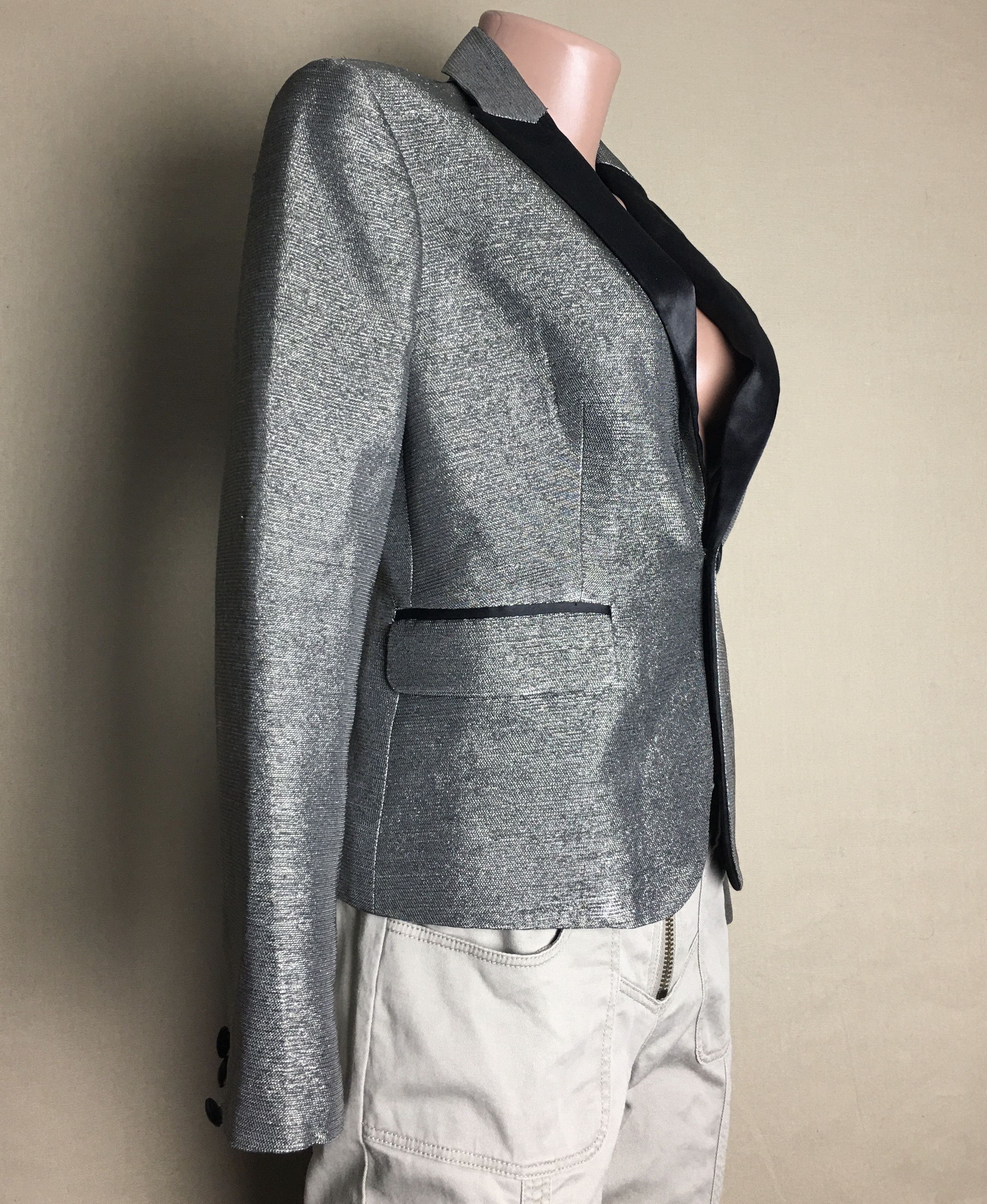 Dsquared2 Dsquared2 Women's Sparkle One Button Blazer Size EU 42 Size M / US 6-8 / IT 42-44 - 6 Thumbnail