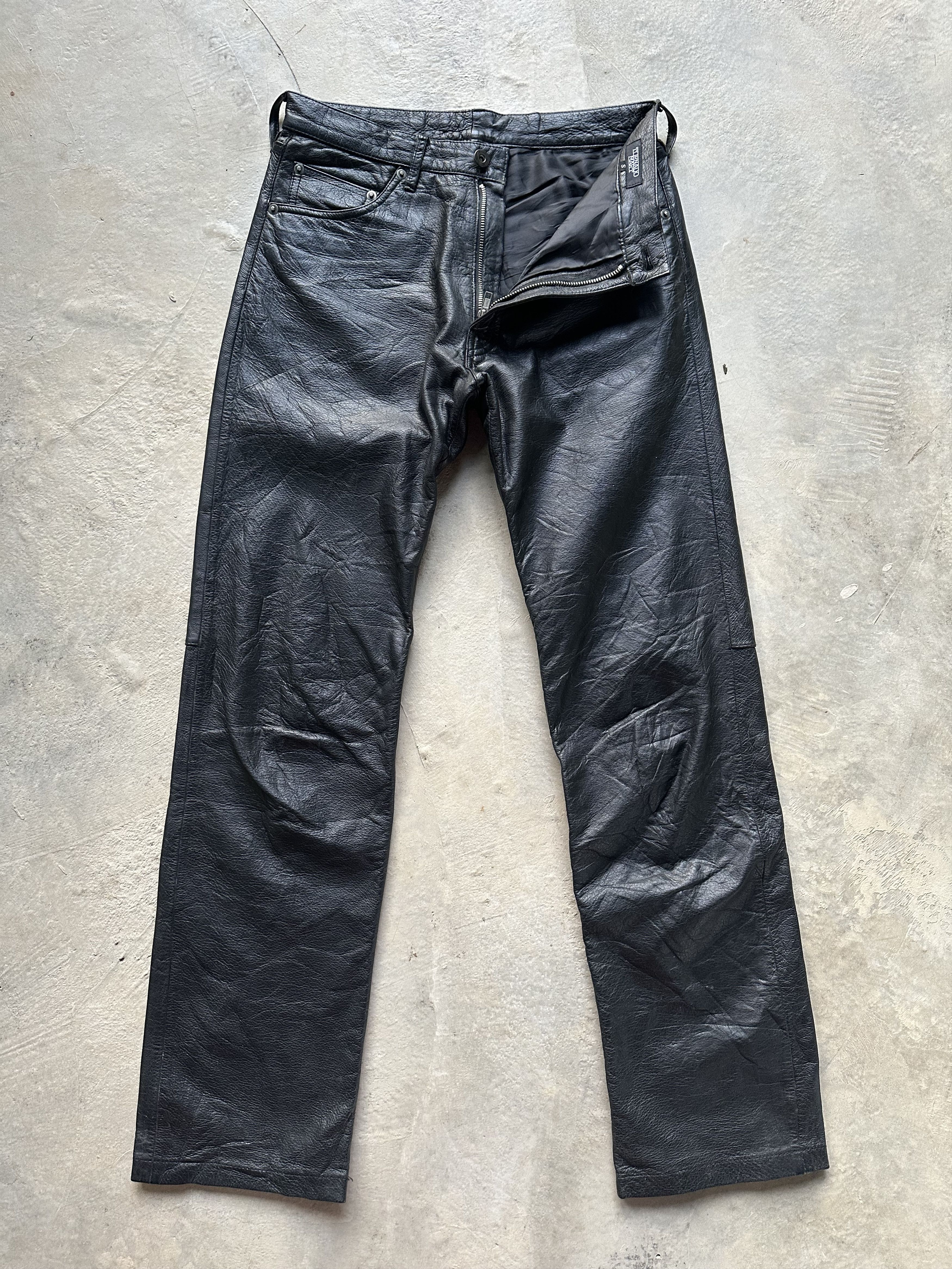 Tornado Mart Vintage Tornado Mart Cowhide Leather Pants Size US 29 - 3 Thumbnail