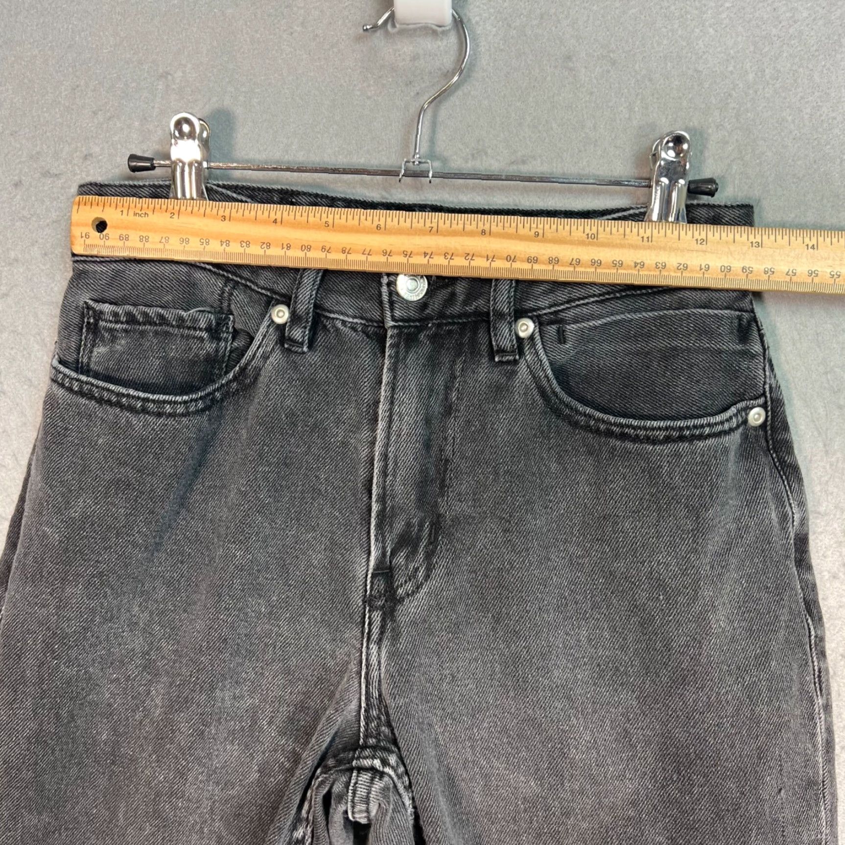 Quiksilver VINTAGE Quiksilver Womens 26 Black Denim Cut-Off Shorts 100% Cotton Size 26" / US 2 / IT 38 - 5 Thumbnail