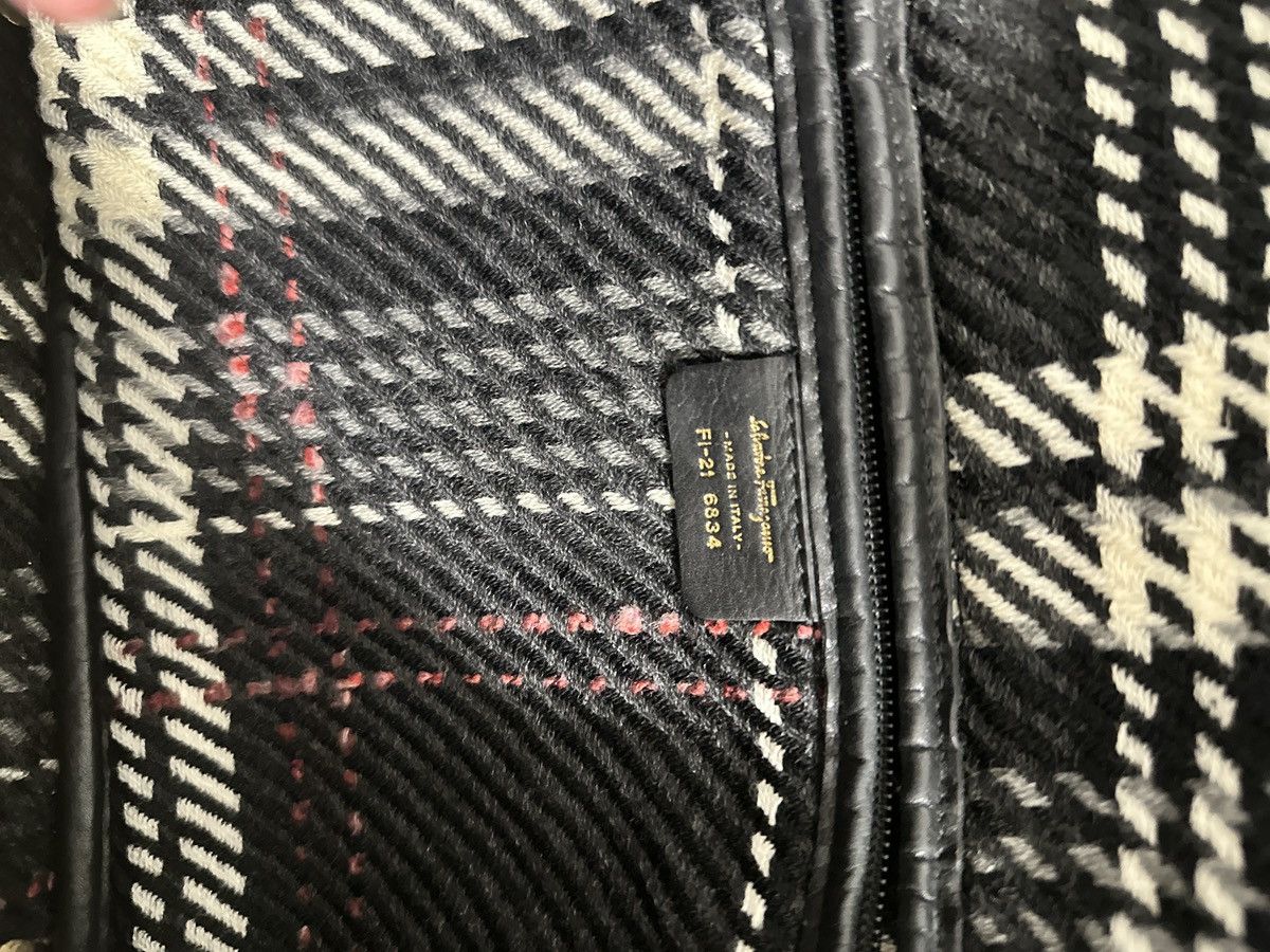 Salvatore Ferragamo Salvatore Ferragamo Wool Plaid Exterior Bags & Handbags L Size ONE SIZE - 9 Thumbnail
