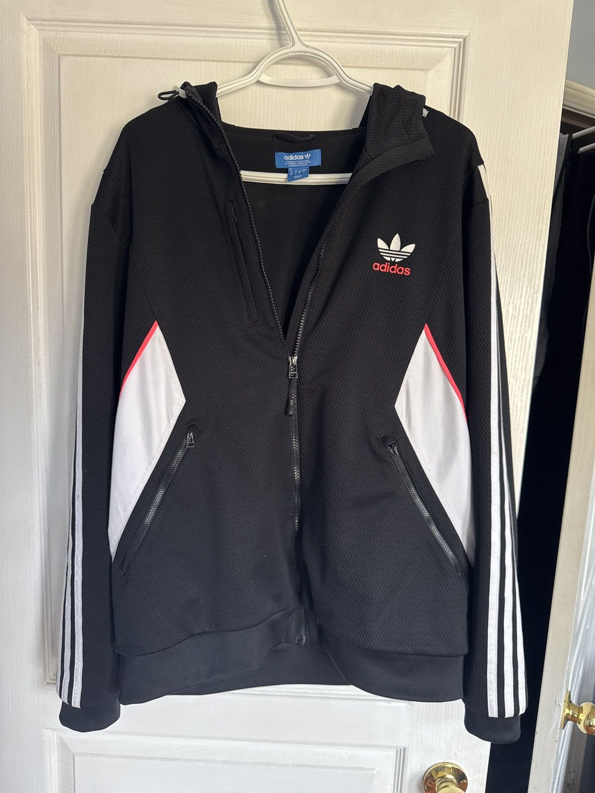 Adidas Adidas Track Jacket Hoodie Size US L / EU 52-54 / 3 - 3 Thumbnail