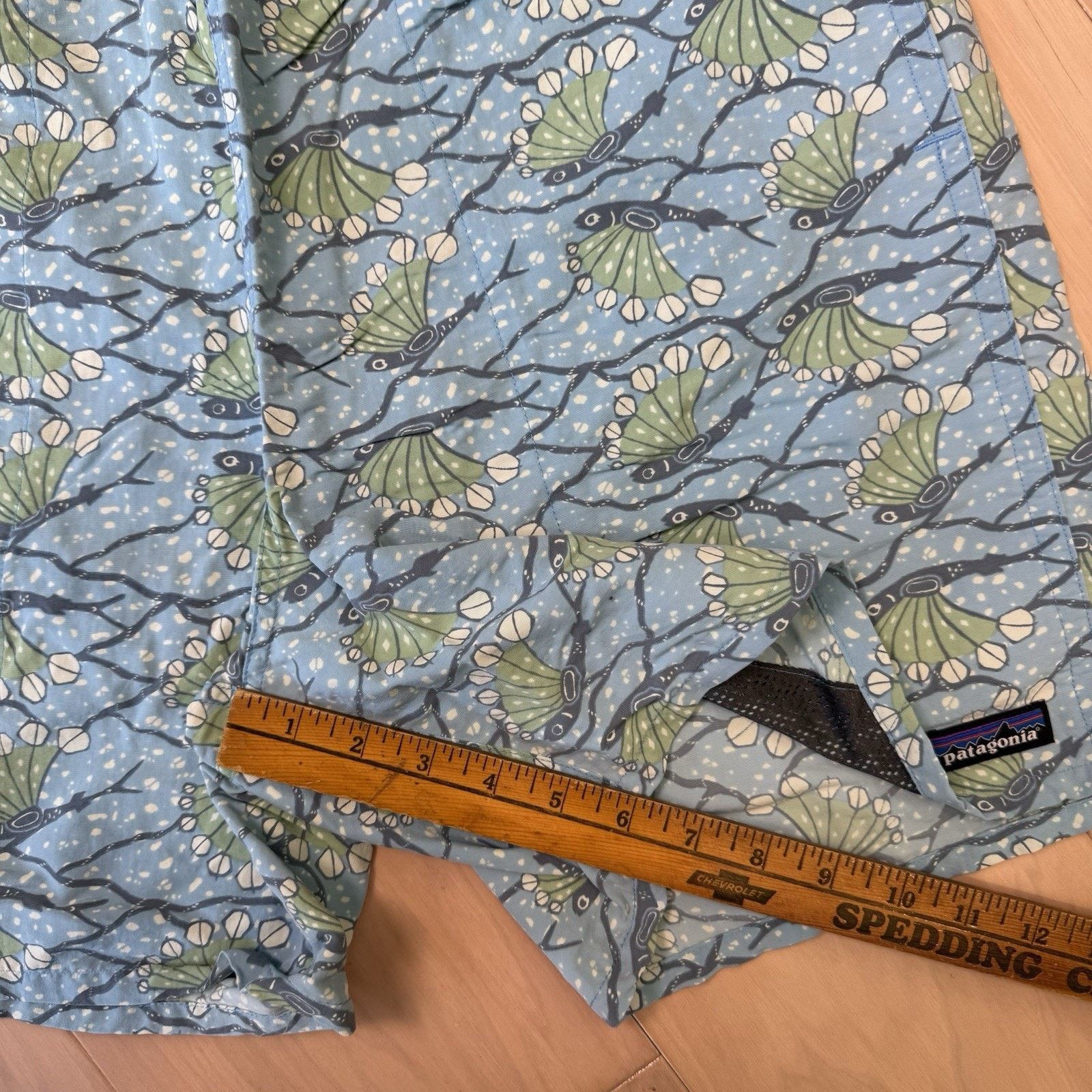 Patagonia Patagonia Baggies Large Blue Lined Shorts Lined 6" Inseam Size US 34 / EU 50 - 8 Thumbnail