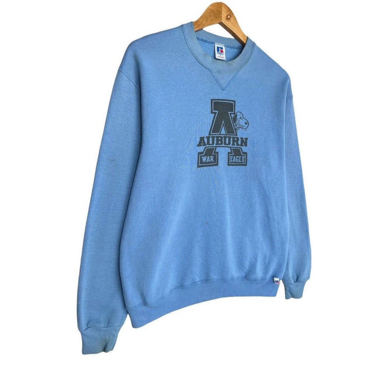 Russell Athletic Vintage 90s Russell Peanuts Auburn Baggy Boxy Sweatshirt Size US M / EU 48-50 / 2 - 3 Thumbnail