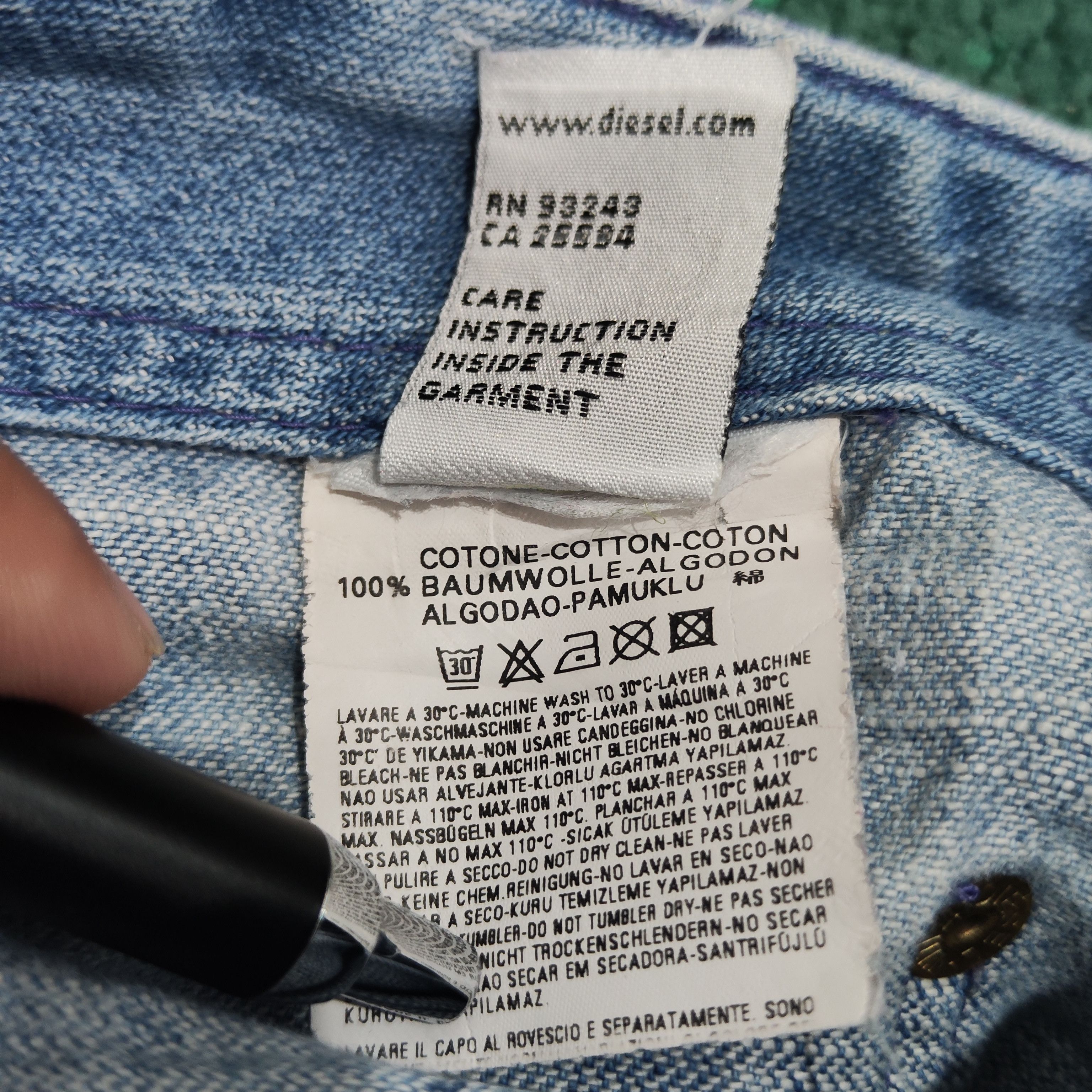 Diesel Diesel Baggy Y2k jeans faded W34. Size US 34 / EU 50 - 6 Thumbnail
