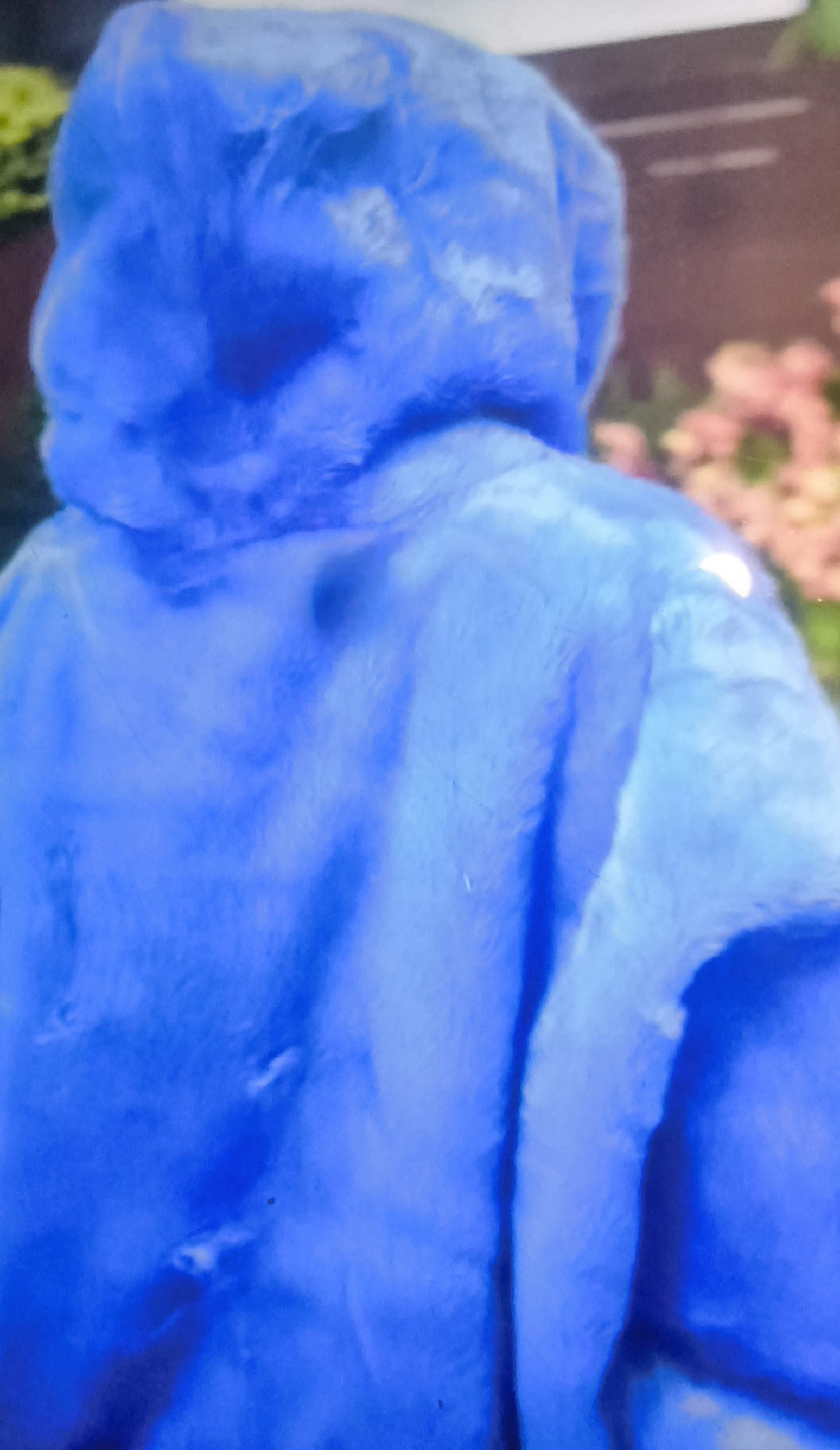 Other BLUE FAUXFUZZY HOODIE NWT SIZE L. Size L / US 10 / IT 46 - 9 Thumbnail