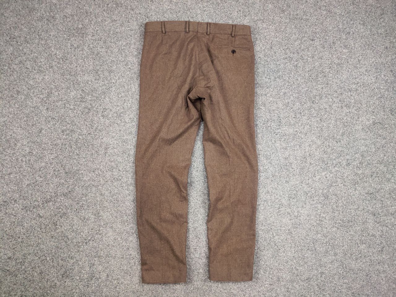 SCABAL Scabal schurwolle Design Classic Brown Ankle Trouser Pants Size US 36 / EU 52 - 9 Thumbnail