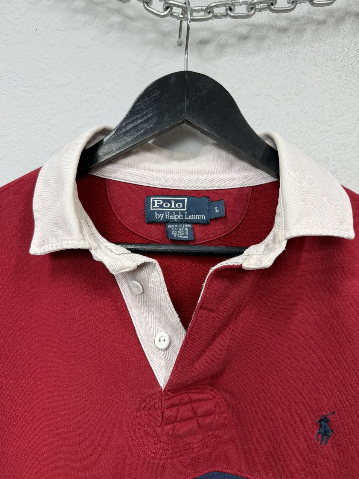 Polo Ralph Lauren Vintage Polo Ralph Lauren Rugby Polo Long Sleeve RRL Drake Size US L / EU 52-54 / 3 - 5 Thumbnail