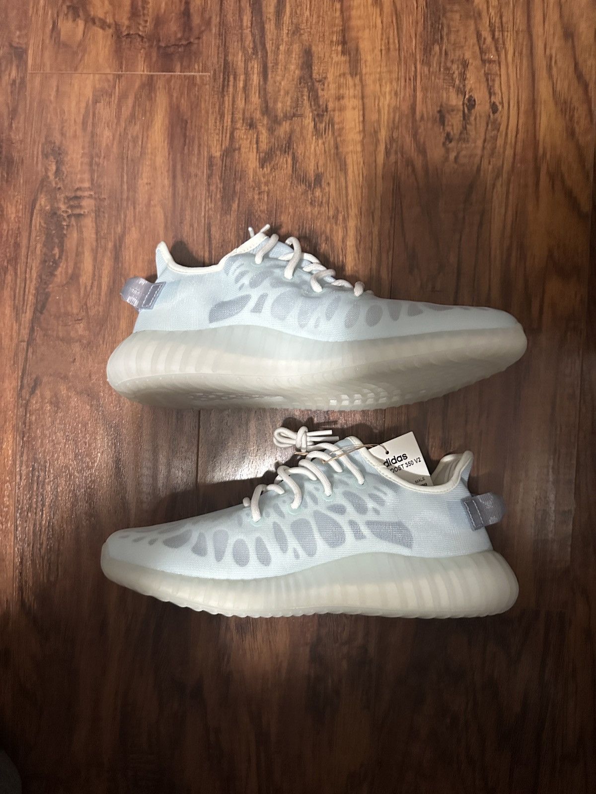 Adidas × Yeezy adidas Yeezy Boost 350 V2 Mono Ice Size US 11 / EU 44 - 2 Thumbnail