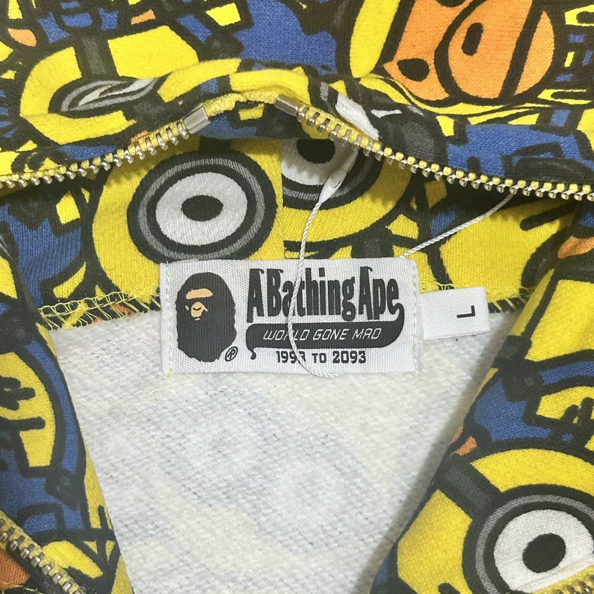 Bape Bape x Minion Full Zip Hoodie Size US L / EU 52-54 / 3 - 8 Thumbnail