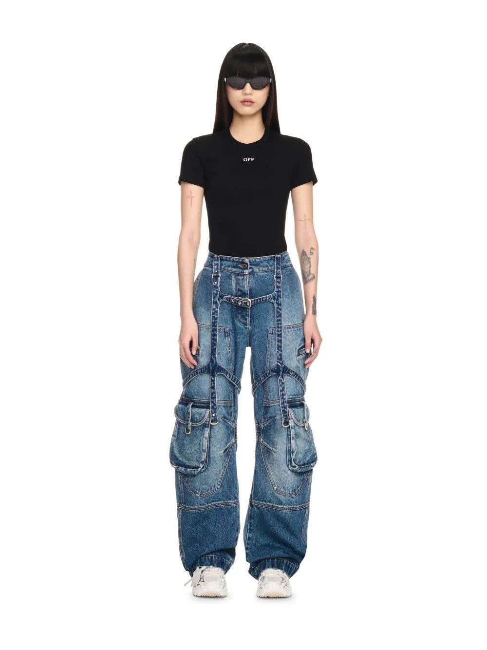 Off-White Jeans cargo oversize Size 28" / US 6 / IT 42 - 1 Thumbnail