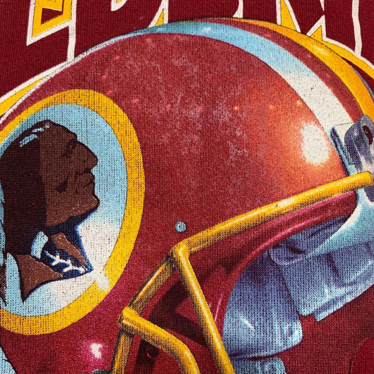 Salem Sportswear VINTAGE NFL WASHINGTON REDSKINS Crewneck Sweatshirt Helmet Size US L / EU 52-54 / 3 - 7 Thumbnail