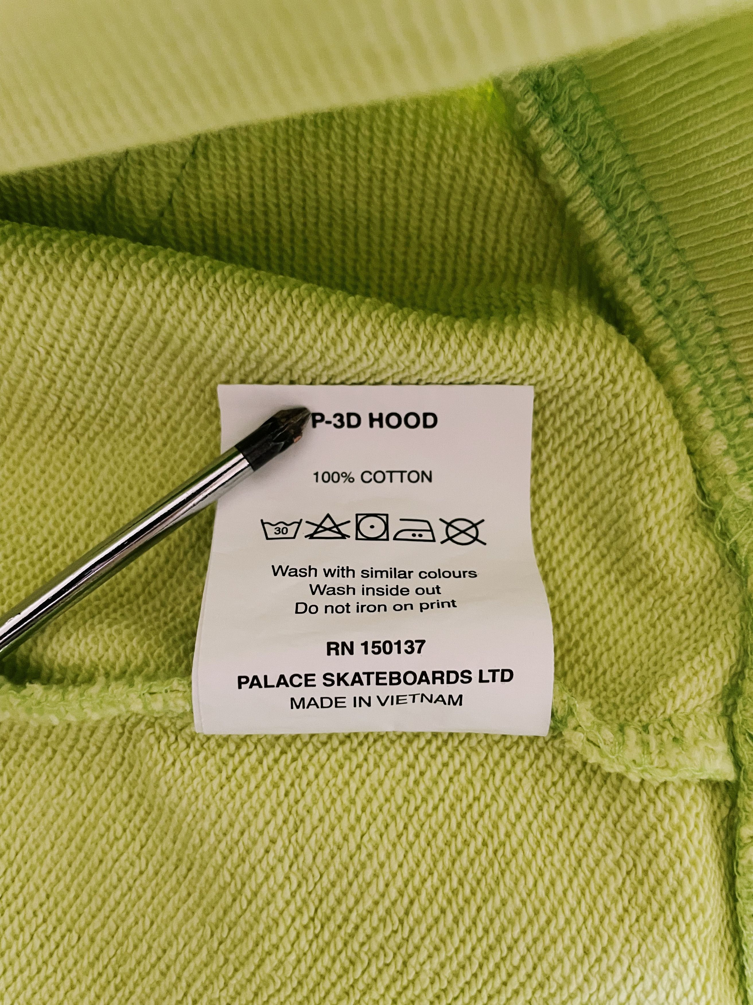 Palace Palace P-3D Tri Ferg Hoodie (Ultimo) Fluro Yellow / Black Size US M / EU 48-50 / 2 - 5 Thumbnail