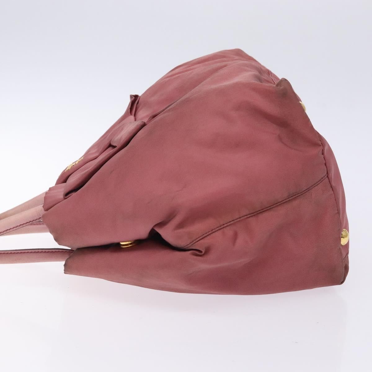 Prada PRADA Hand Bag Nylon Pink Gold Size ONE SIZE - 5 Thumbnail