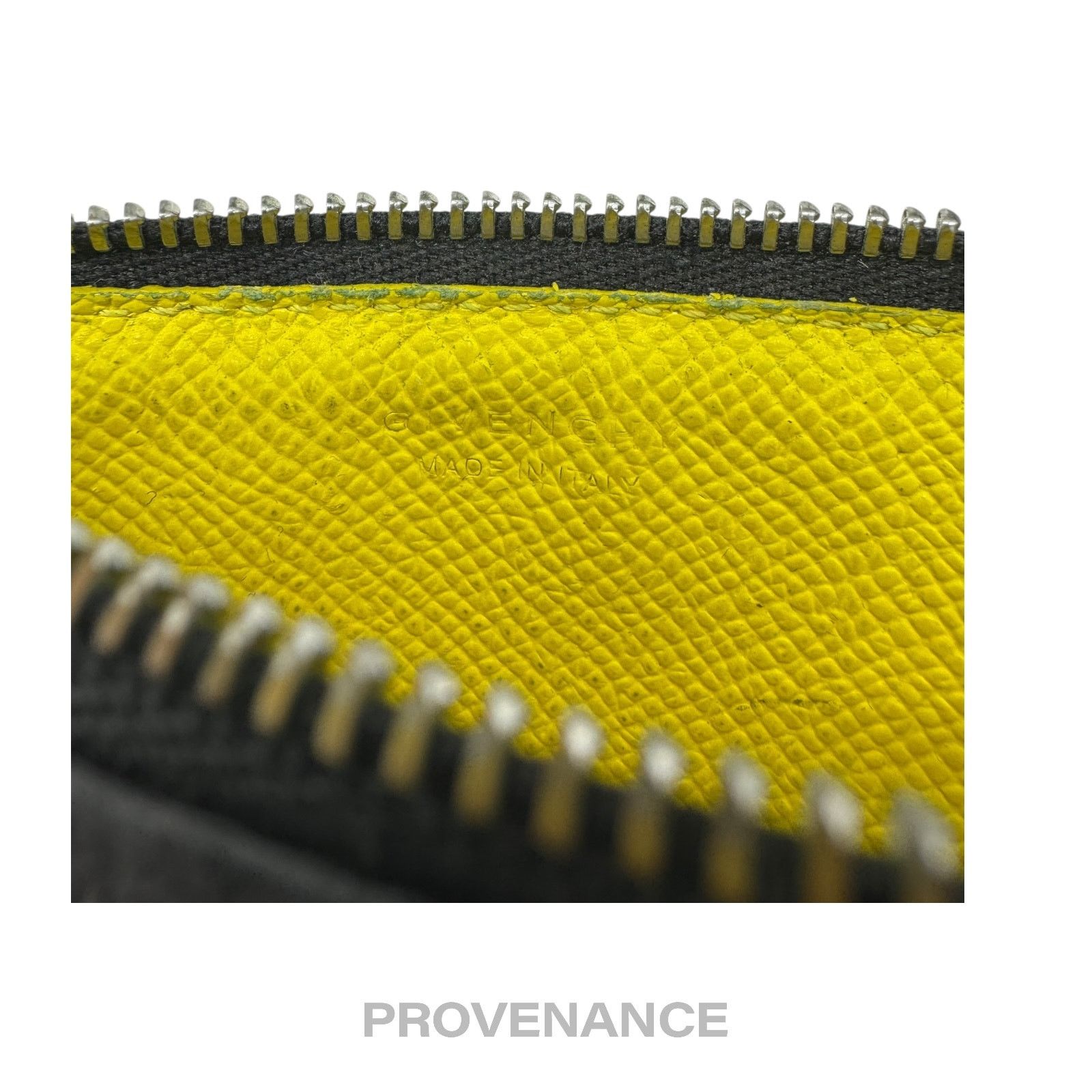 Givenchy 🔴 Givenchy Vertical Card Holder Wallet - Black Yellow Size ONE SIZE - 10 Thumbnail