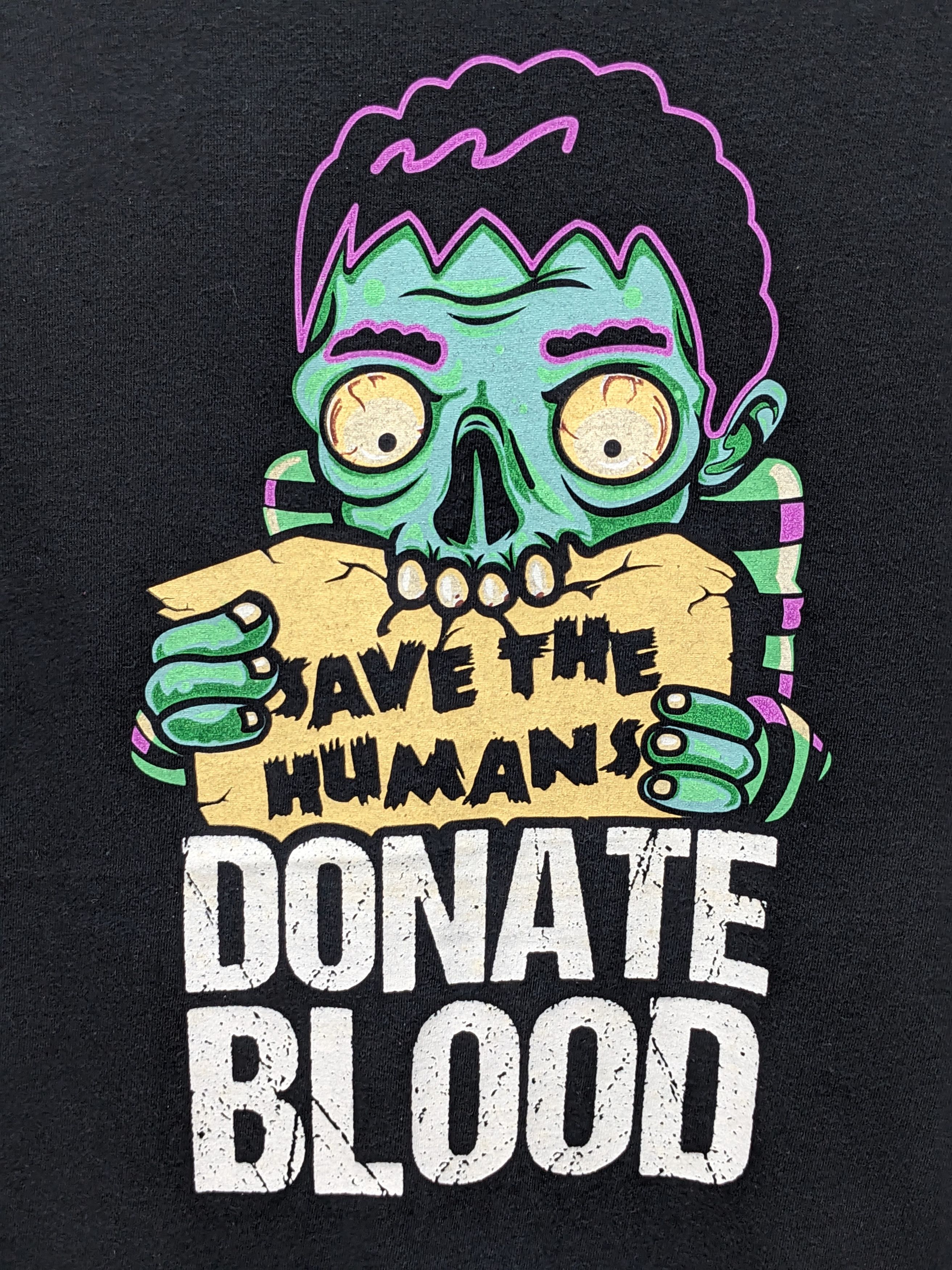 Expert Horror VINTAGE Expert Horror MOVIE SAVE THE HUMANS Size US L / EU 52-54 / 3 - 3 Thumbnail