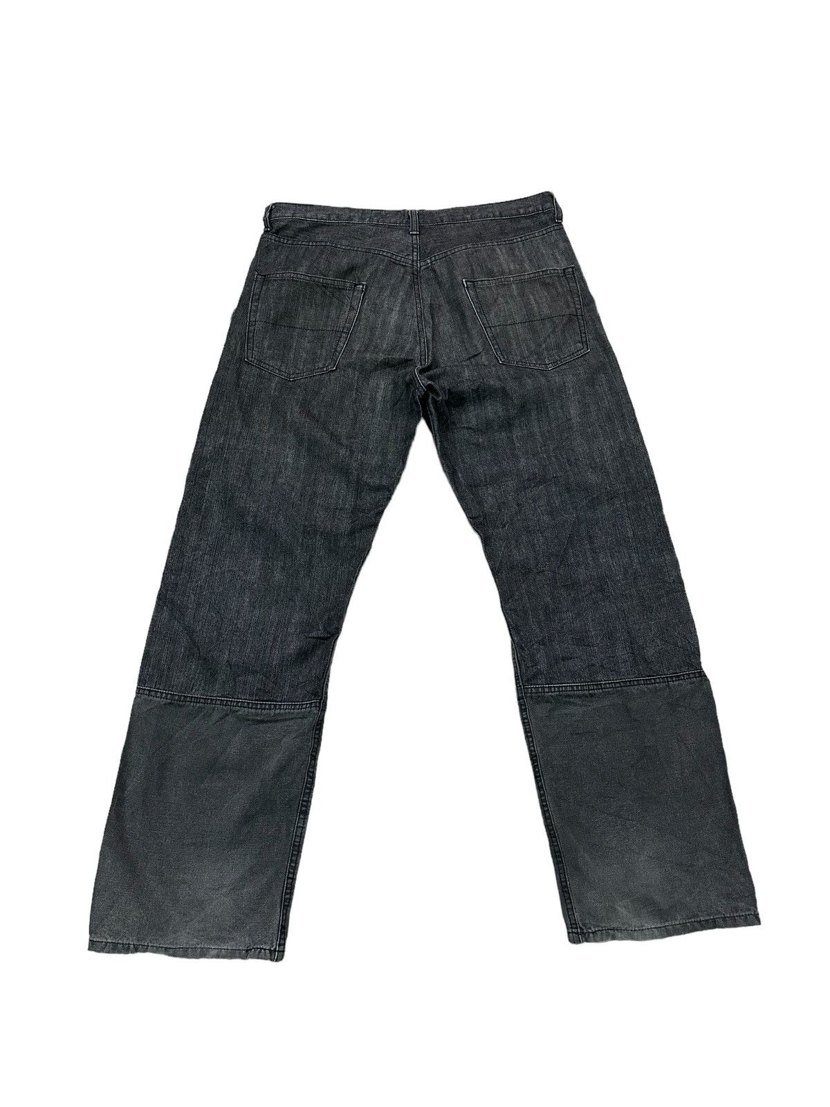 Vintage × X-LARGE MADE IN JAPAN X LARGE DOUBLE KNEE DENIM JEANS Size US 34 / EU 50 - 4 Thumbnail