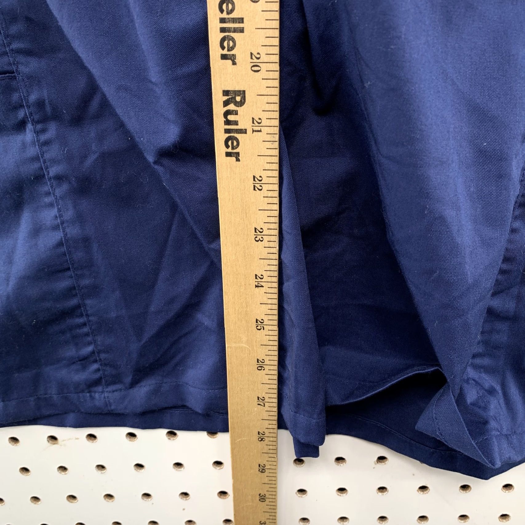 Vintage WonderWink 3XL Womens Navy Blue Scrub Top NEW NWT Short Sleeve Size XXL / US 16-18 / IT 52-54 - 5 Thumbnail