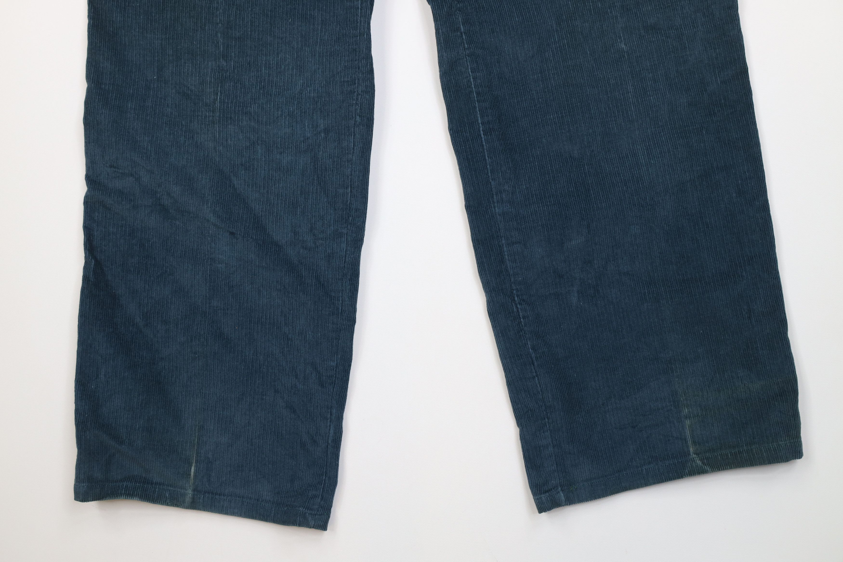 Levi's Vintage 60s 70s Levis Wide Leg Corduroy Pants Green USA Size US 32 / EU 48 - 4 Thumbnail